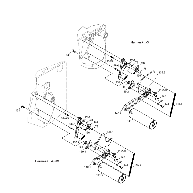 Left Hand Unit - Pivot Arm